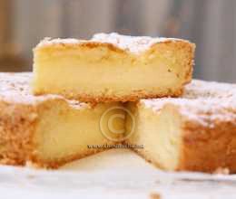 Tourte à la crème pâtissière - Gâteau Basque